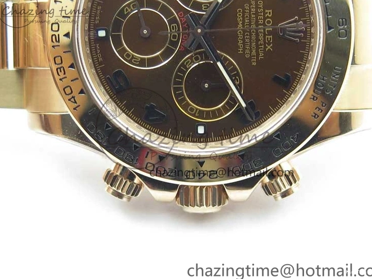 MiroTime 0421 Daytona 116508 RG Noob 1:1 Best Edition 904L SS Case and Bracelet RG Dial Numbers SA Comfortable 2704